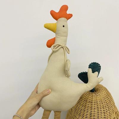 doudou bebe poupée coq ami fidèle