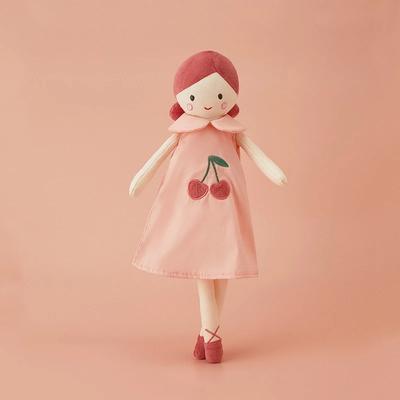 doudou bebe princesse doux avec robe au motif raison
