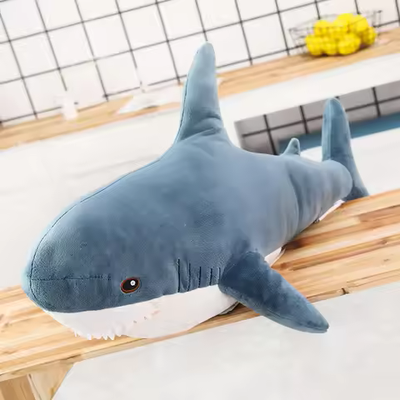 doudou pour bebe requin bleu ami des enfants