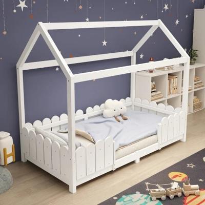 litau sol bébé polyvalent blanc maisonnette