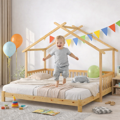 lit au sol extensible naturel