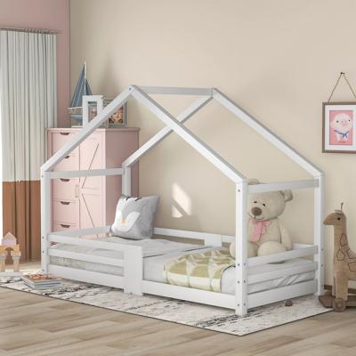 lit au sol pour bebe anti chute avec nounours