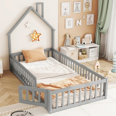 lit au sol pour bébé lumineux adorable