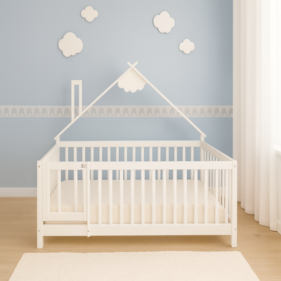 lit par terre robuste avec matelas