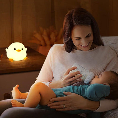 meilleure veilleuse bebe canard bébé avec maman