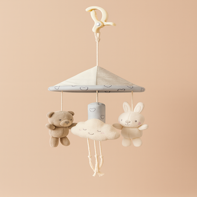 mobile lit bébé captivant lapin