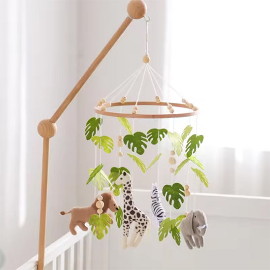 mobile musical pour bebe savane jungle