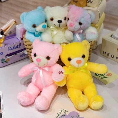 peluche veilleuse ours presenté ensemble