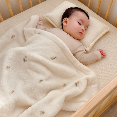 polaire couverture bebe anti irritation enfant couché