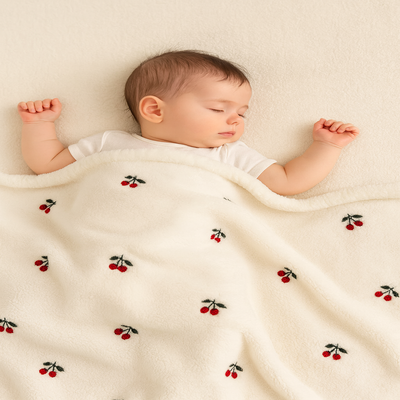 polaire couverture bebe anti irritation enfant endormi