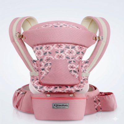 porte bebe ergobaby echarpe de portage fleur rose