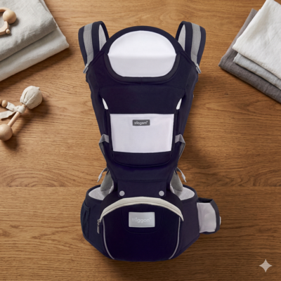 porte bebe ergonomique bleu foncé