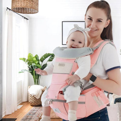 porte bebe ergonomique enfant souriant