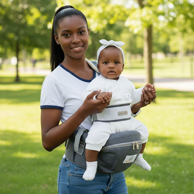 porte bébé kangourou maman avec enfant