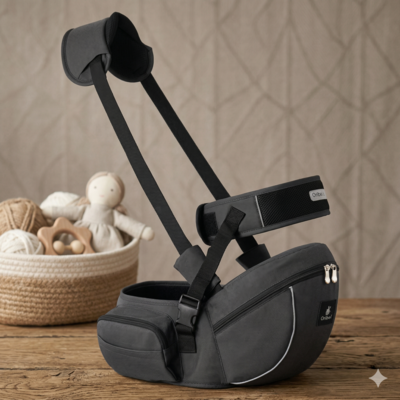 porte bébé kangourou noir