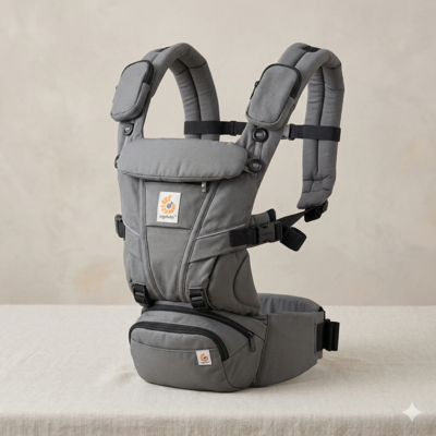 porte bébé multi usage gris foncé