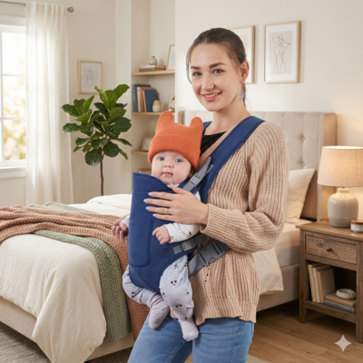 porte bébé multifonctionnel enfant avec maman