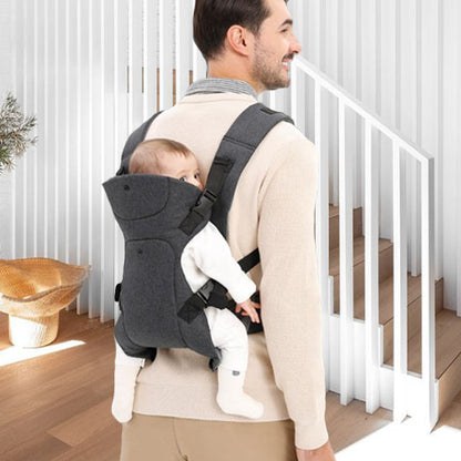 porte bébé nouveau né enfant et papa