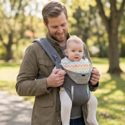 porte bébé nouveau né multi positions enfant avec papa