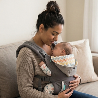 porte bébé nouveau né multi positions maman assise