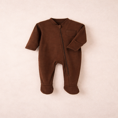 pyjama bebe barboteuse brun
