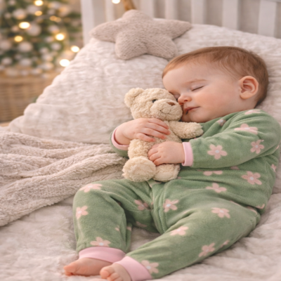 pyjama bebe fille avec fermeture lapin enfant dort