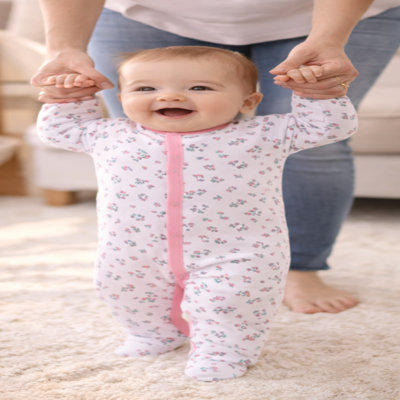 pyjama bébé fille combinaison imprimée bébé avec maman