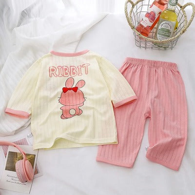 pyjama bebe fille dessin animé rose