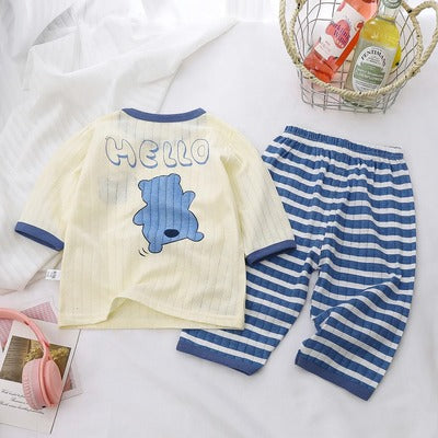 pyjama bébé garçon confortable bleu