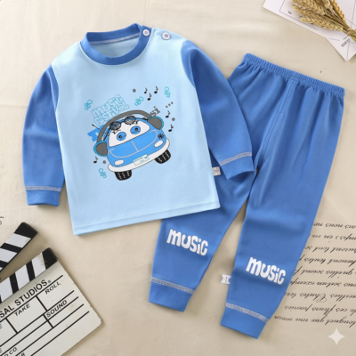 pyjama bébé manche longue bleu