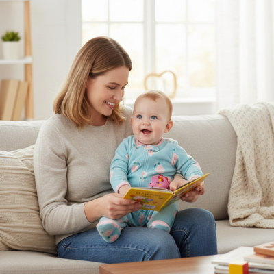 pyjama bébé polaire vert armé enfant avec maman