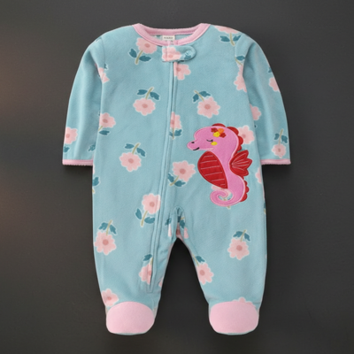 pyjama bébé polaire vert armé