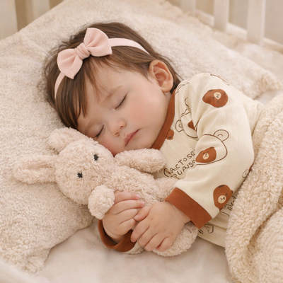 pyjama garcon bebe respirant ours enfant dort