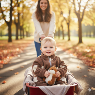 pyjama velour bebe épaissi enfant dans poussette