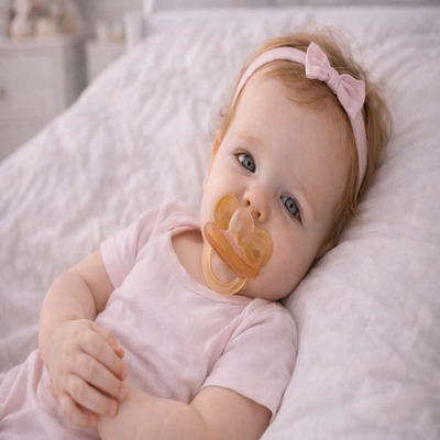 sucette doux sommeil bébé alllongé