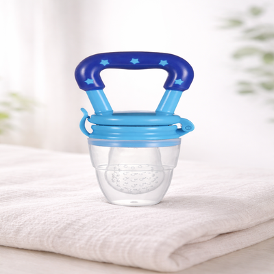 tétine bébé en silicone bleu