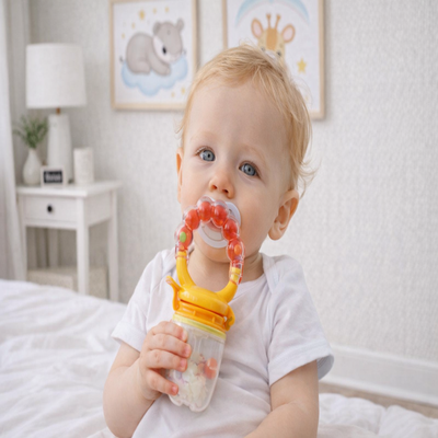 tétine grignoteuse bébé assis