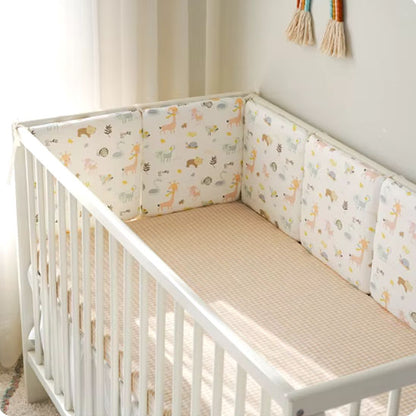 tour de lit bebe cygne enchante kaki protecteur