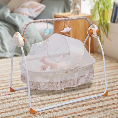 transat bébé sommeil mobile kaki enfant couché