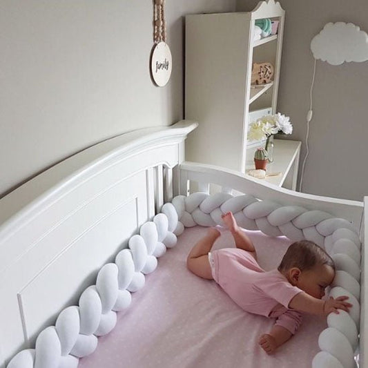 TRESSE DE LIT BÉBÉ | BLANC - BABYSTORE - BKAM