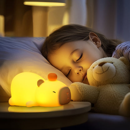 veilleuse bébé capybara bébé endormi