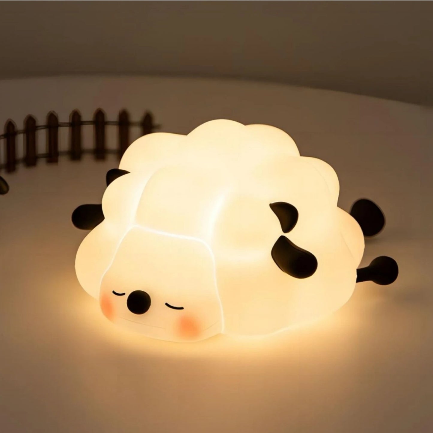 veilleuse bébé led mouton adorable compagnon
