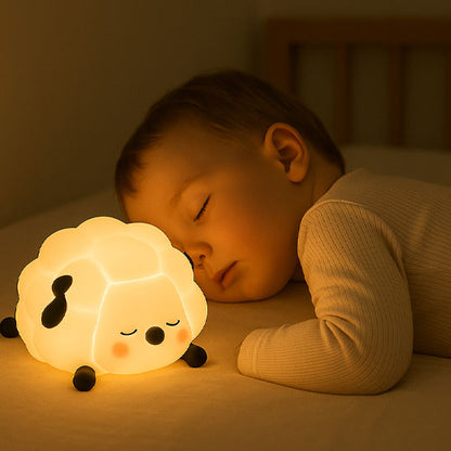 veilleuse bébé led mouton bébé endormi