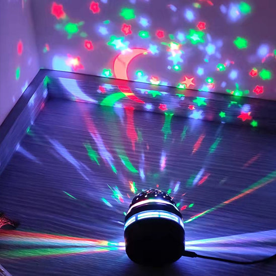 veilleuse bébé projection plafond ciel étoile rassurant