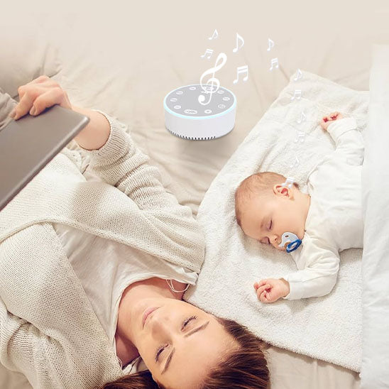 veilleuse bruit blanc relaxant bébé avec tétine