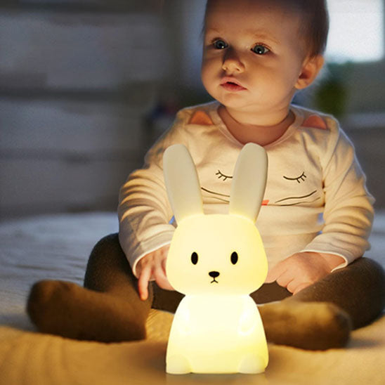 veilleuse lapin anti anxiété lapin bébé assis