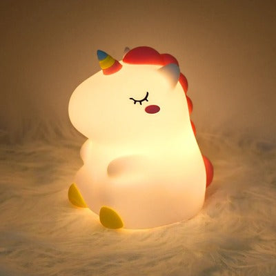 veilleuse licorne mignon silicone licorne b usb