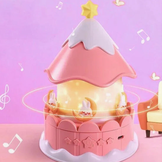 veilleuse projection couronne adorable