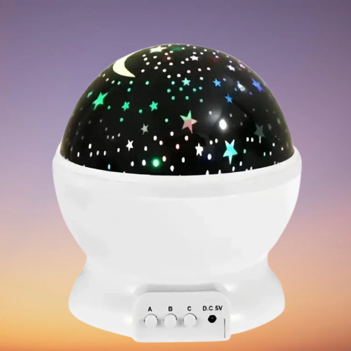 veilleuse projection galaxie blanc