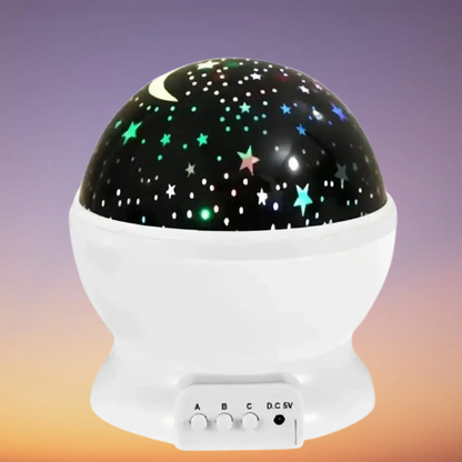 veilleuse projection galaxie blanc